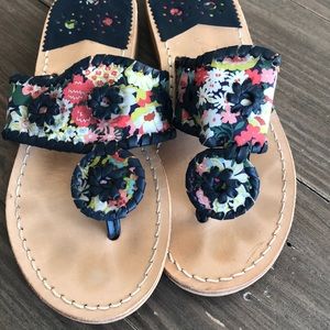 Jack Rogers Floral Navy 5